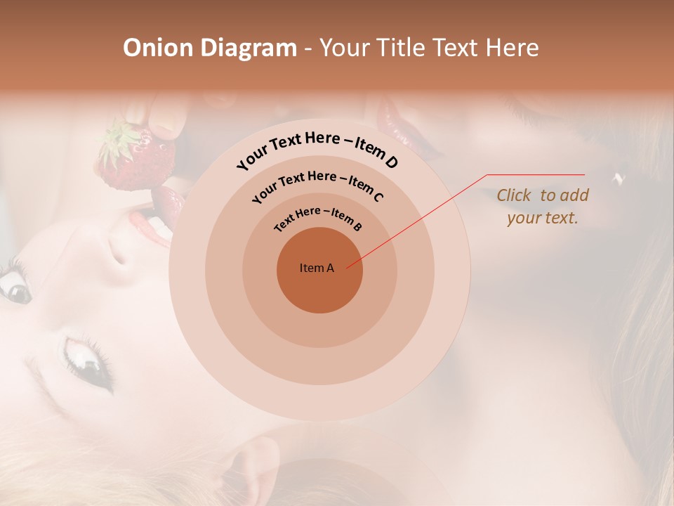 Vogue Friend Strawberry PowerPoint Template