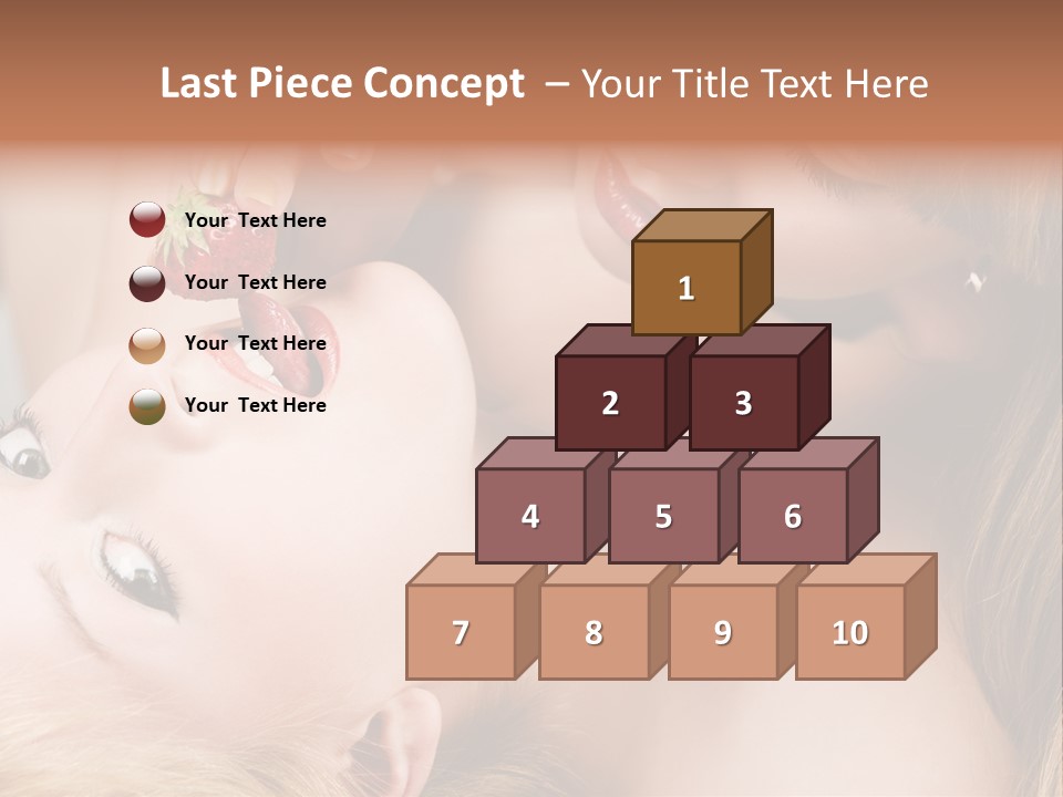 Vogue Friend Strawberry PowerPoint Template