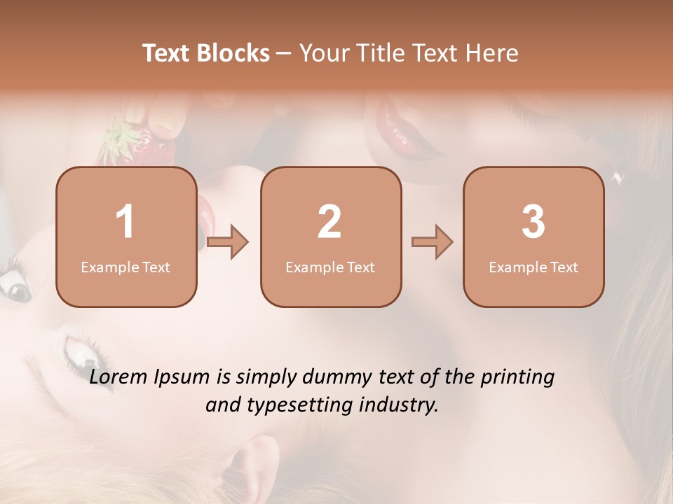 Vogue Friend Strawberry PowerPoint Template