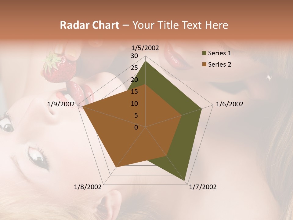 Vogue Friend Strawberry PowerPoint Template