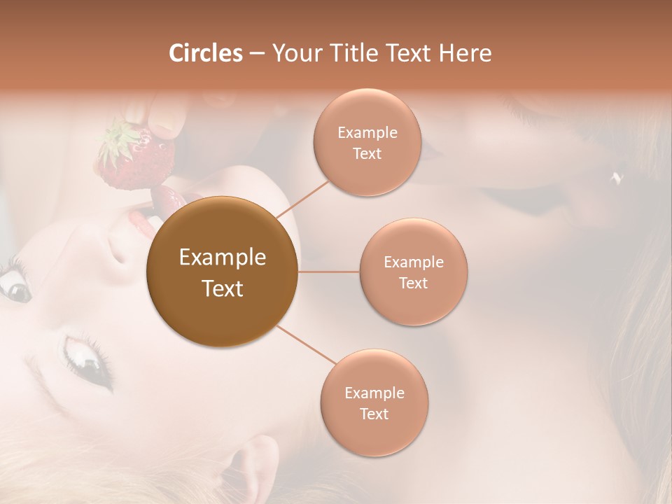 Vogue Friend Strawberry PowerPoint Template