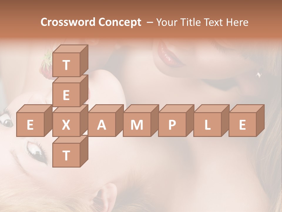 Vogue Friend Strawberry PowerPoint Template