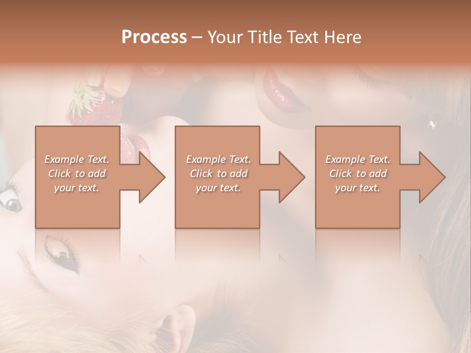 Vogue Friend Strawberry PowerPoint Template