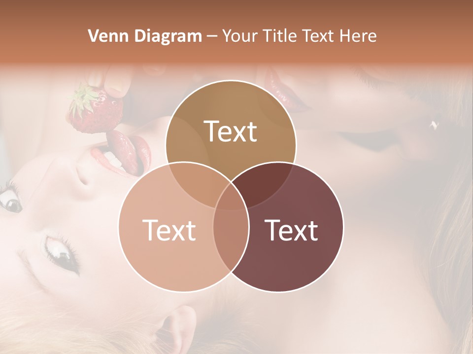 Vogue Friend Strawberry PowerPoint Template