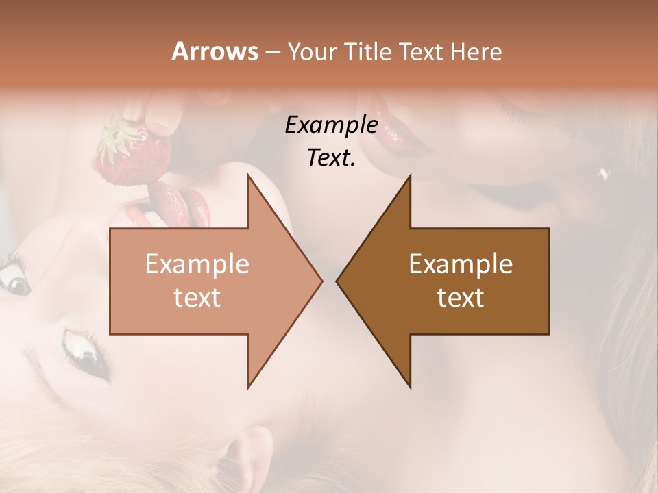 Vogue Friend Strawberry PowerPoint Template