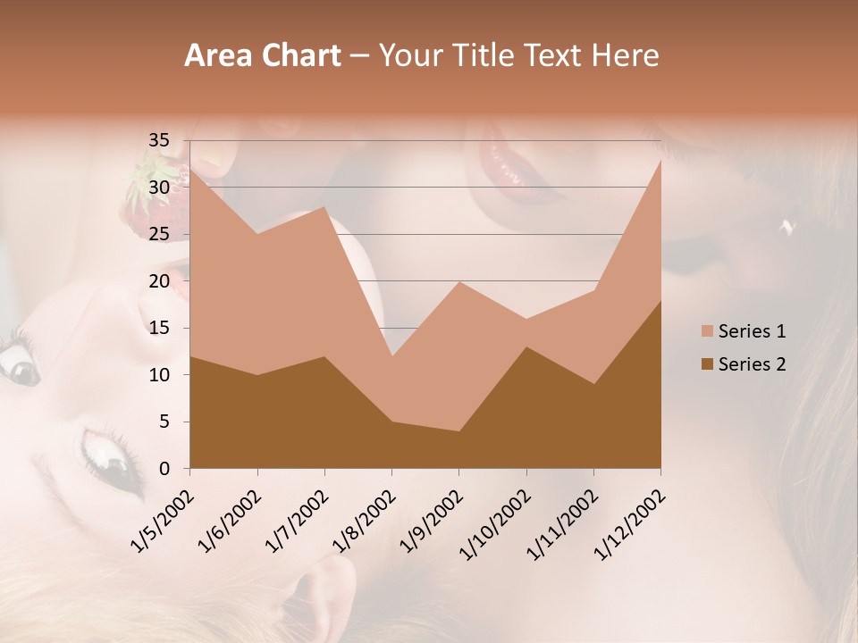 Vogue Friend Strawberry PowerPoint Template