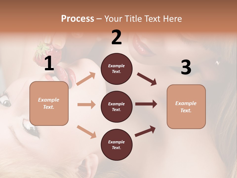 Vogue Friend Strawberry PowerPoint Template