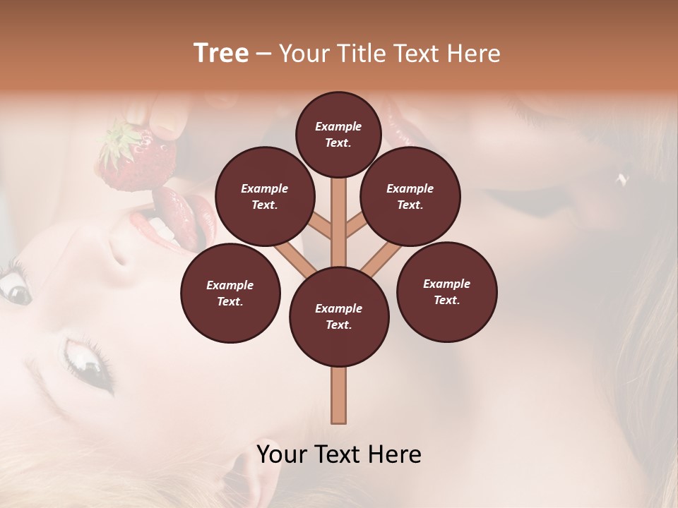 Vogue Friend Strawberry PowerPoint Template