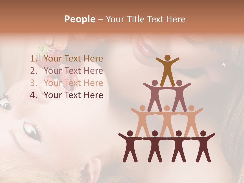 Vogue Friend Strawberry PowerPoint Template