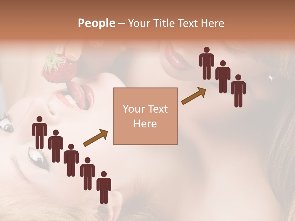 Vogue Friend Strawberry PowerPoint Template