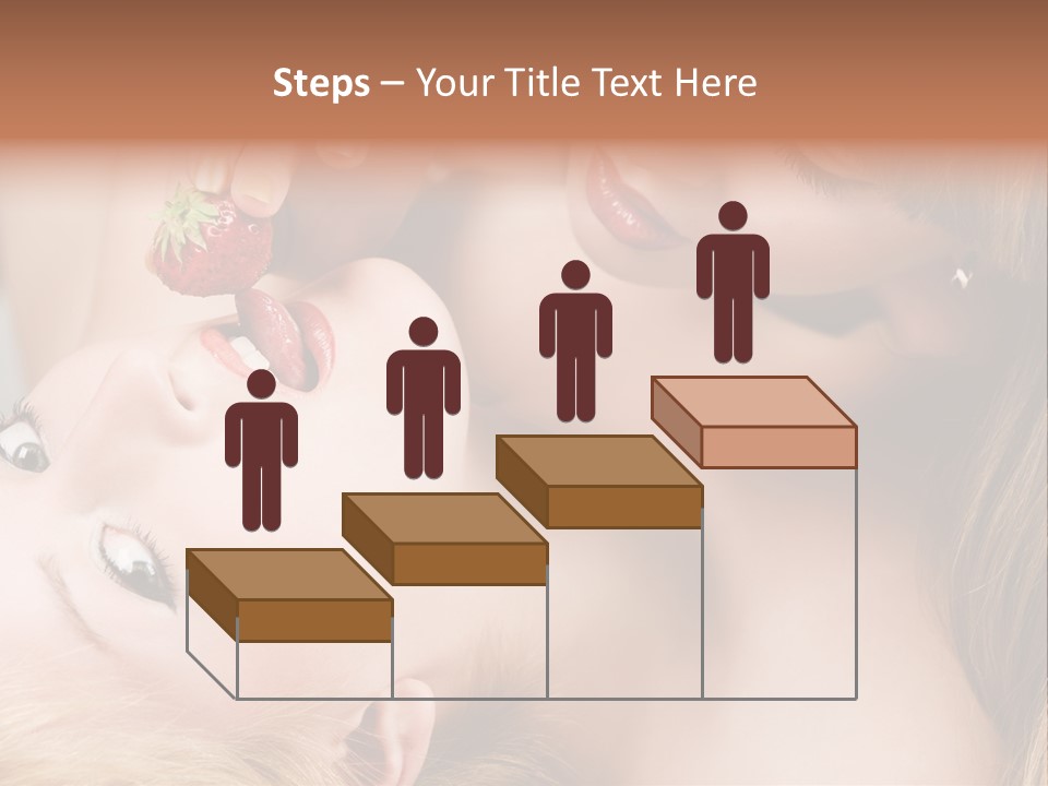 Vogue Friend Strawberry PowerPoint Template