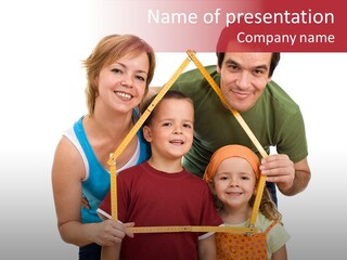 Man Family Happiness PowerPoint Template