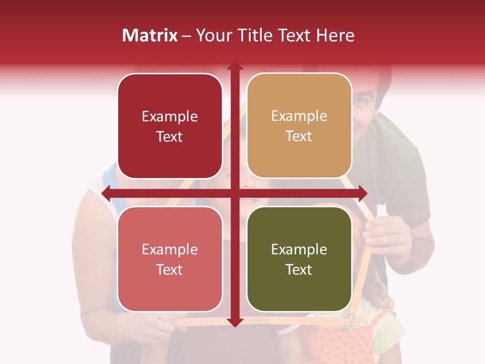 Man Family Happiness PowerPoint Template