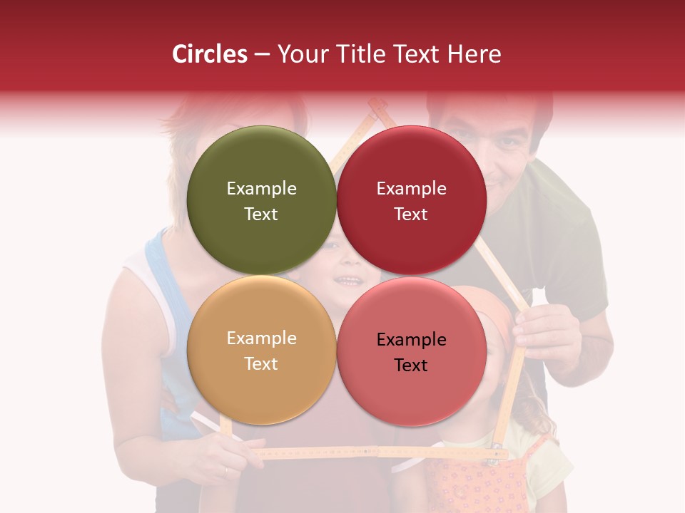 Man Family Happiness PowerPoint Template