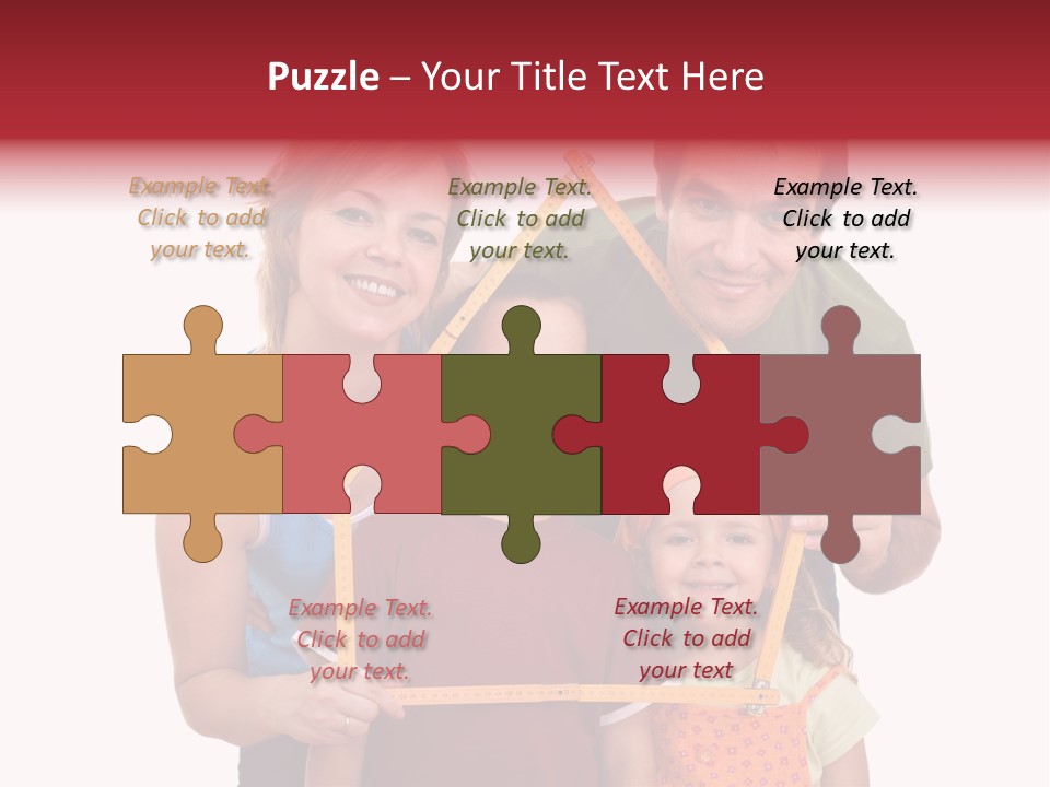 Man Family Happiness PowerPoint Template