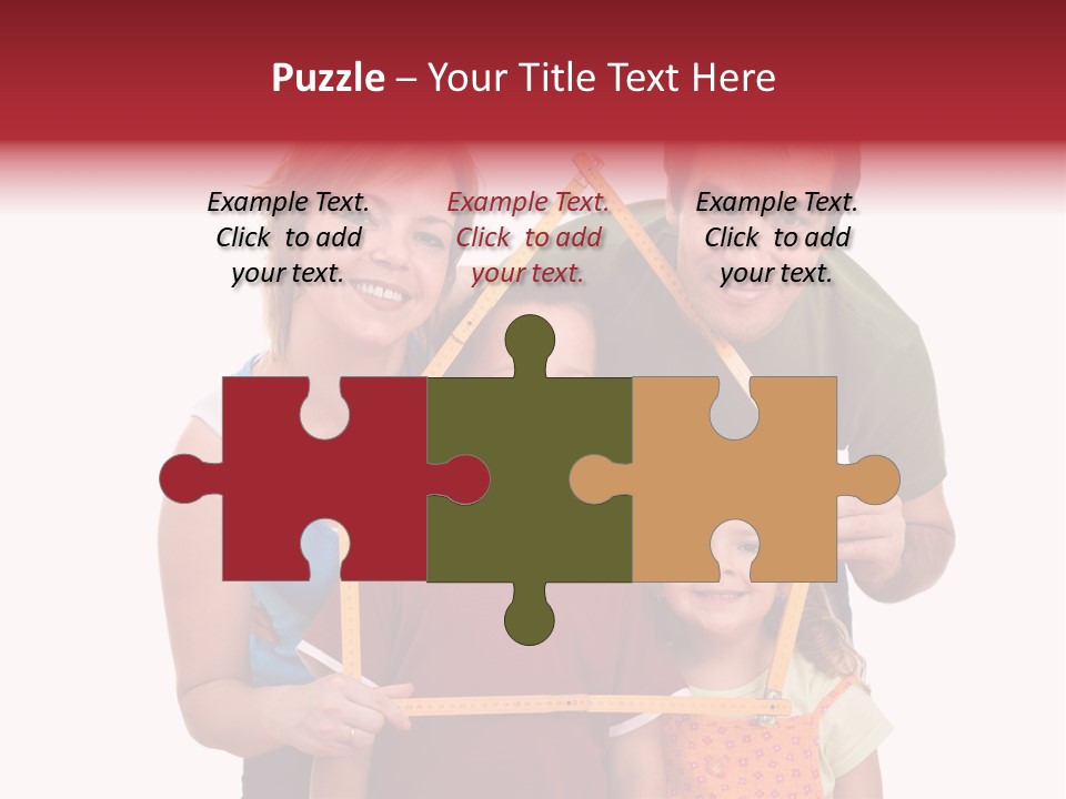 Man Family Happiness PowerPoint Template