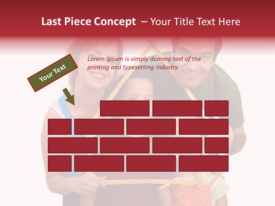 Man Family Happiness PowerPoint Template
