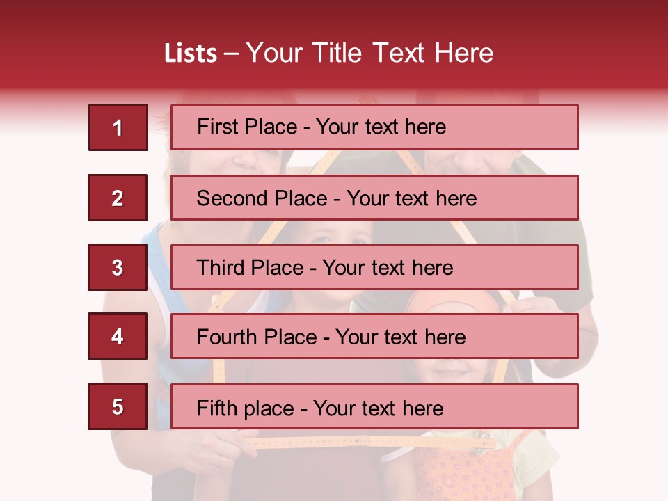 Man Family Happiness PowerPoint Template