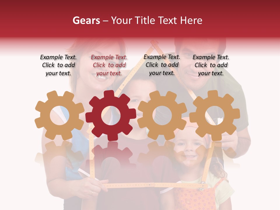 Man Family Happiness PowerPoint Template