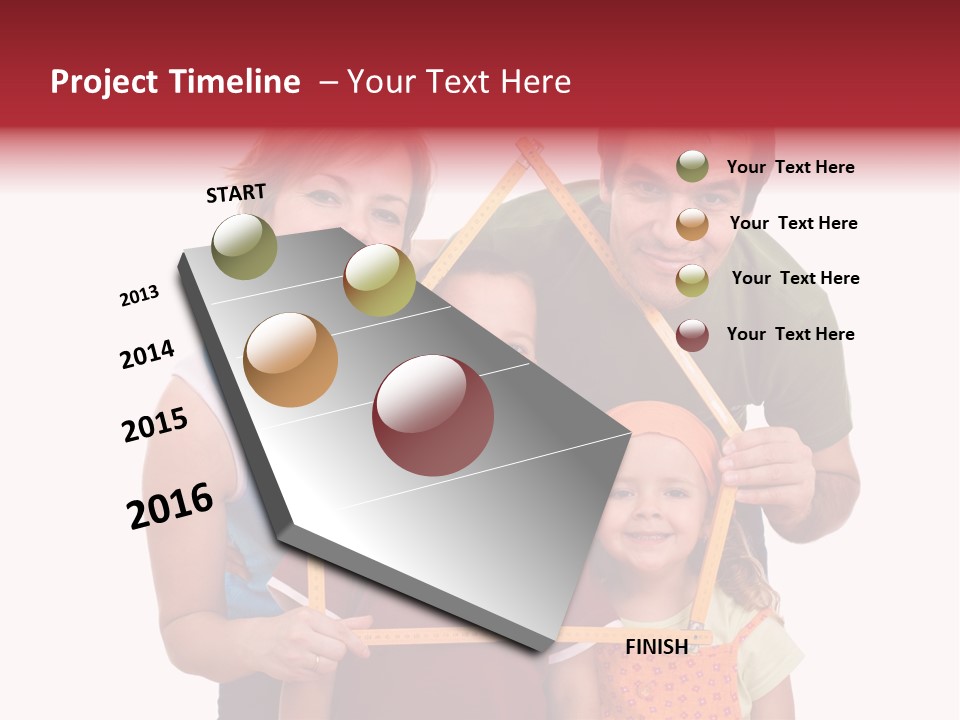 Man Family Happiness PowerPoint Template