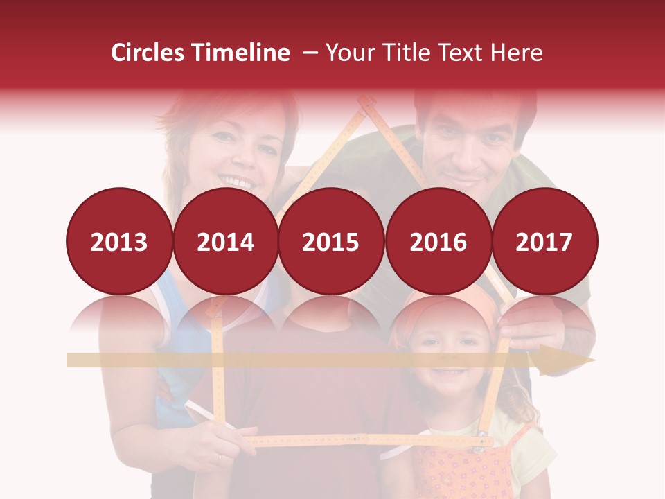 Man Family Happiness PowerPoint Template