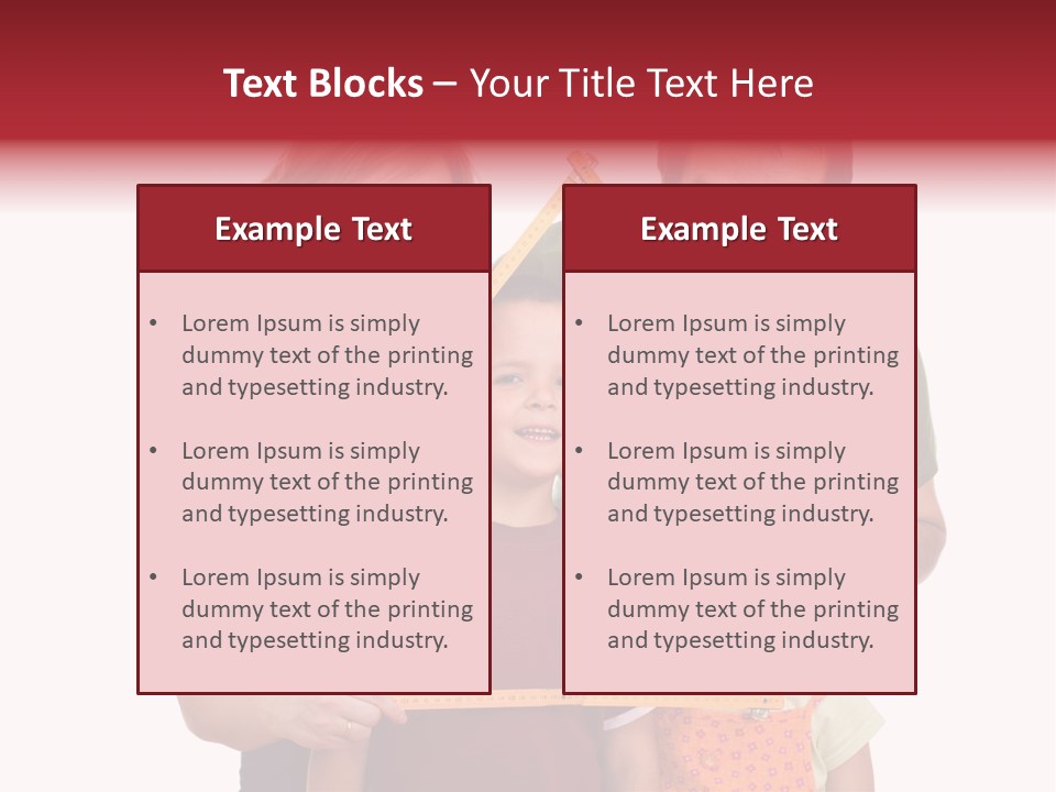 Man Family Happiness PowerPoint Template