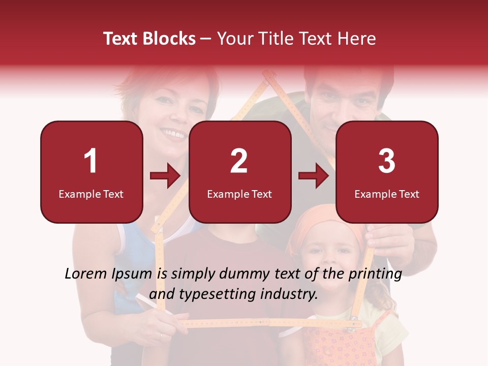 Man Family Happiness PowerPoint Template