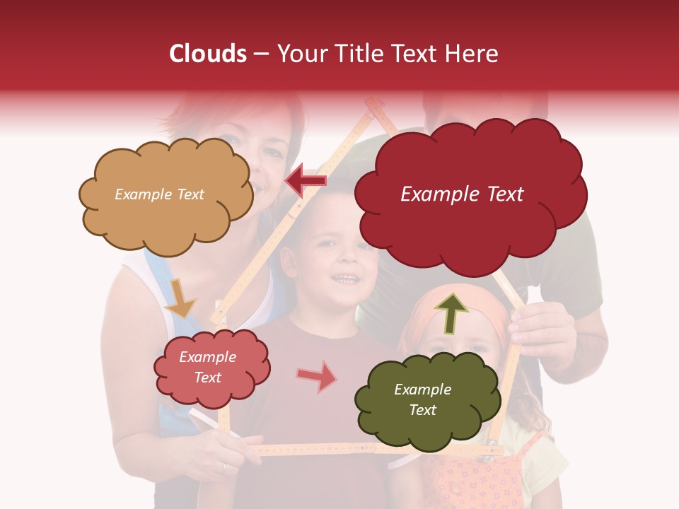 Man Family Happiness PowerPoint Template