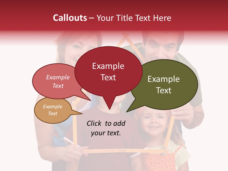 Man Family Happiness PowerPoint Template