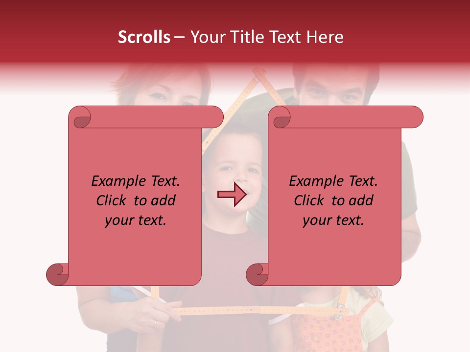 Man Family Happiness PowerPoint Template