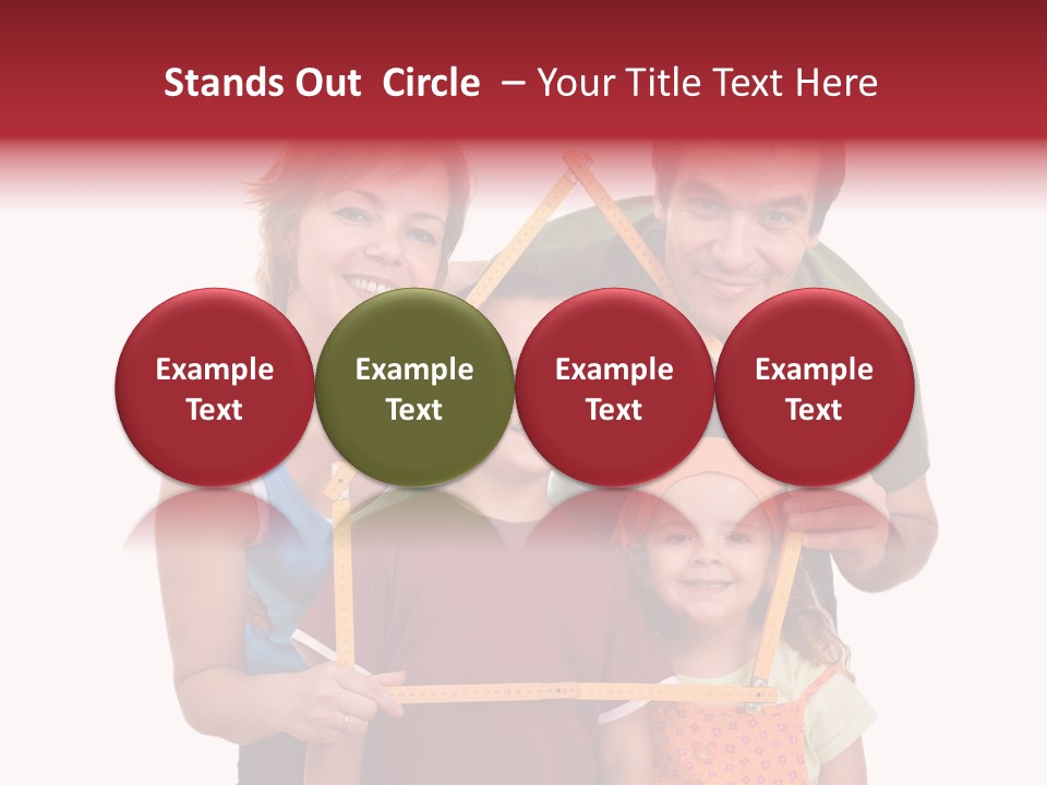 Man Family Happiness PowerPoint Template