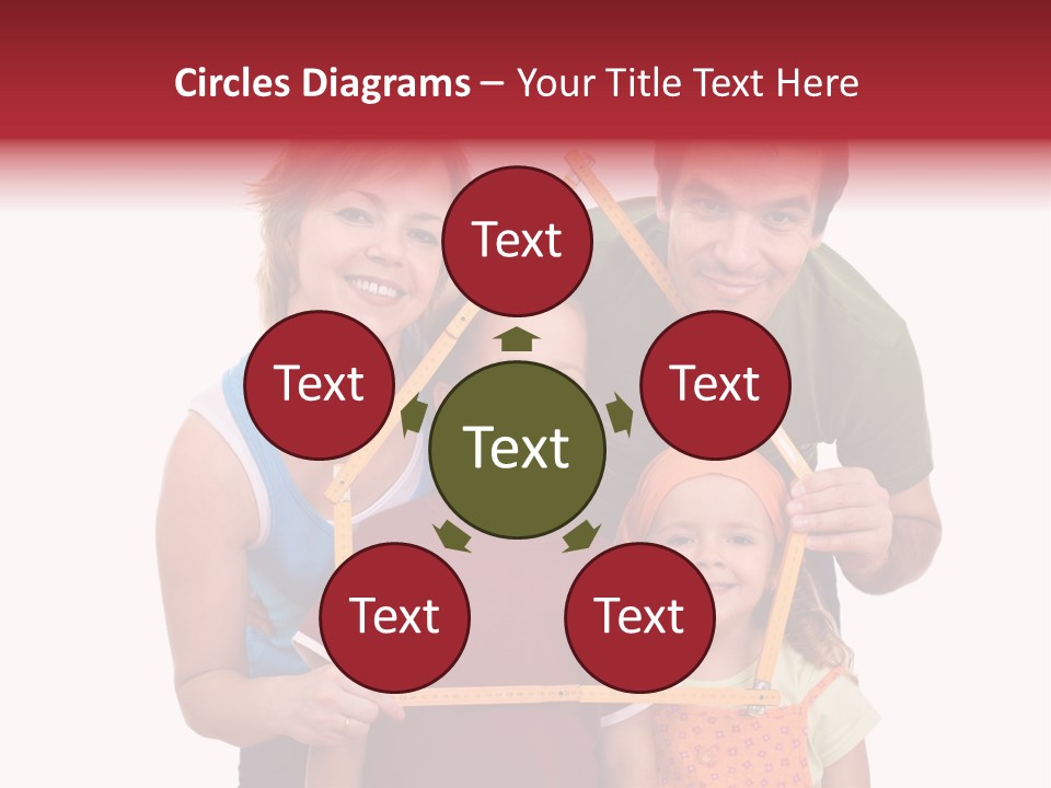 Man Family Happiness PowerPoint Template