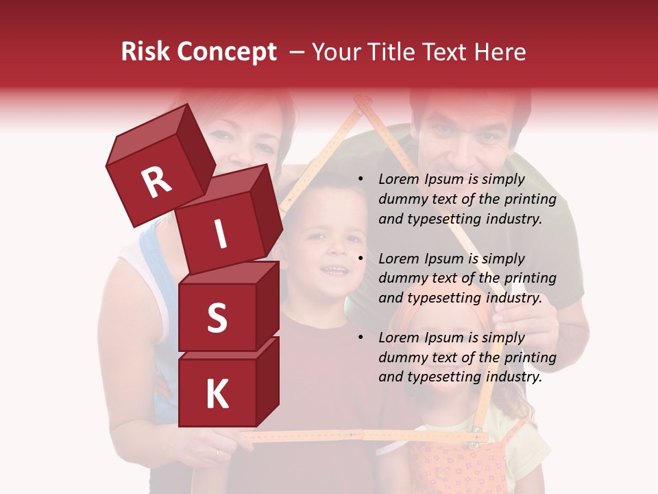 Man Family Happiness PowerPoint Template