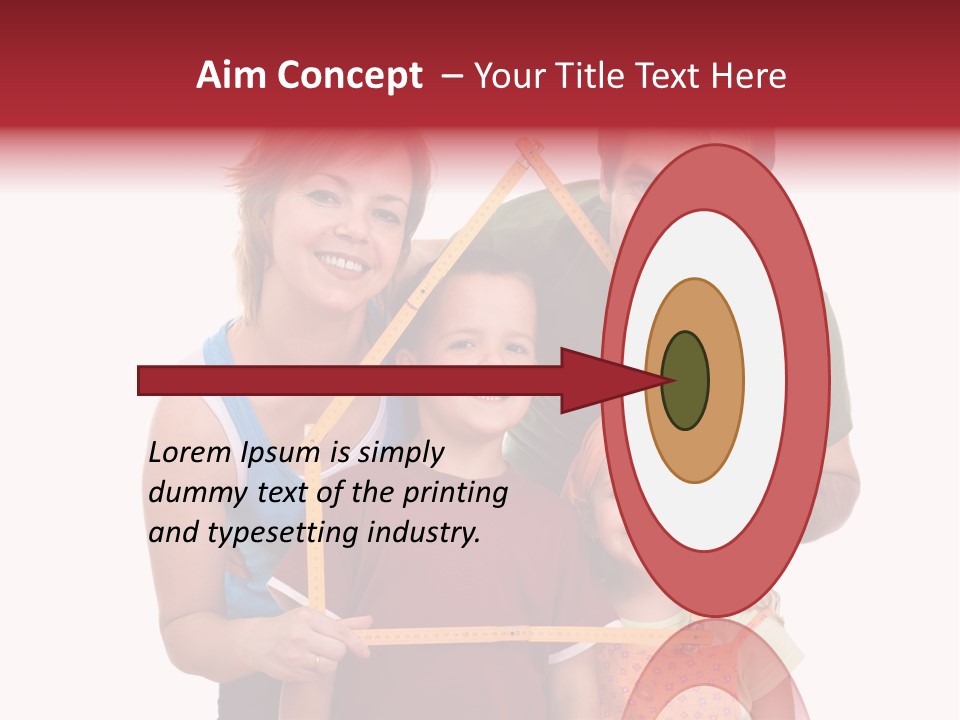 Man Family Happiness PowerPoint Template