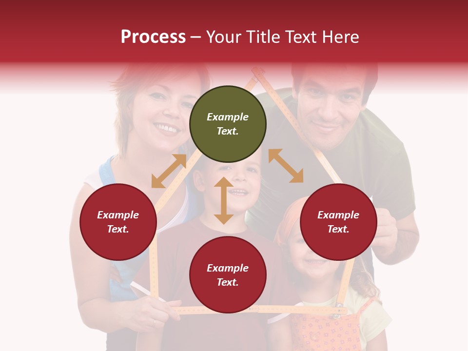 Man Family Happiness PowerPoint Template