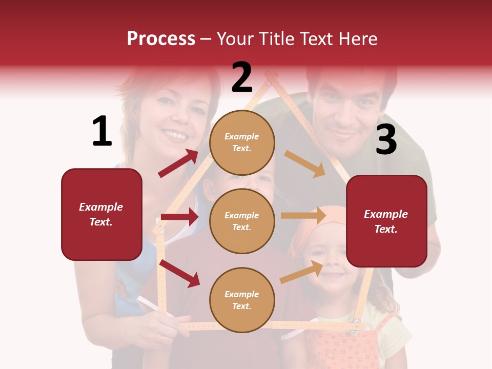 Man Family Happiness PowerPoint Template