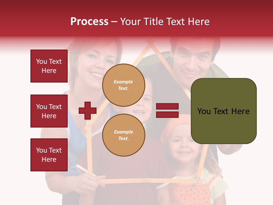 Man Family Happiness PowerPoint Template
