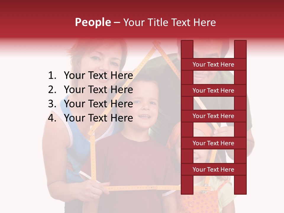 Man Family Happiness PowerPoint Template