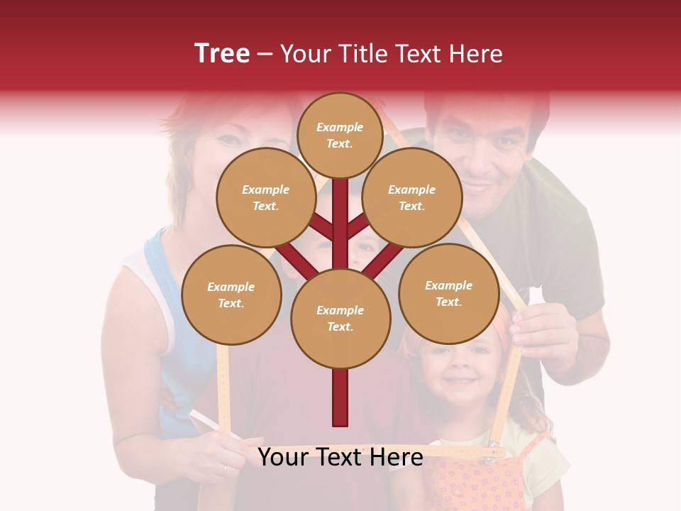 Man Family Happiness PowerPoint Template