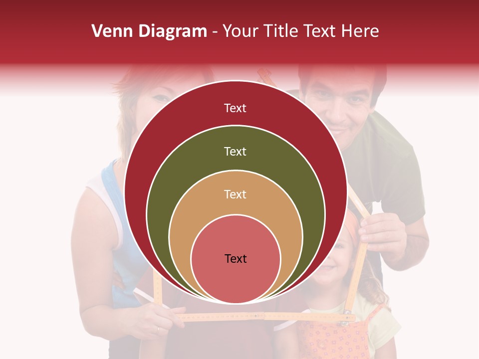 Man Family Happiness PowerPoint Template
