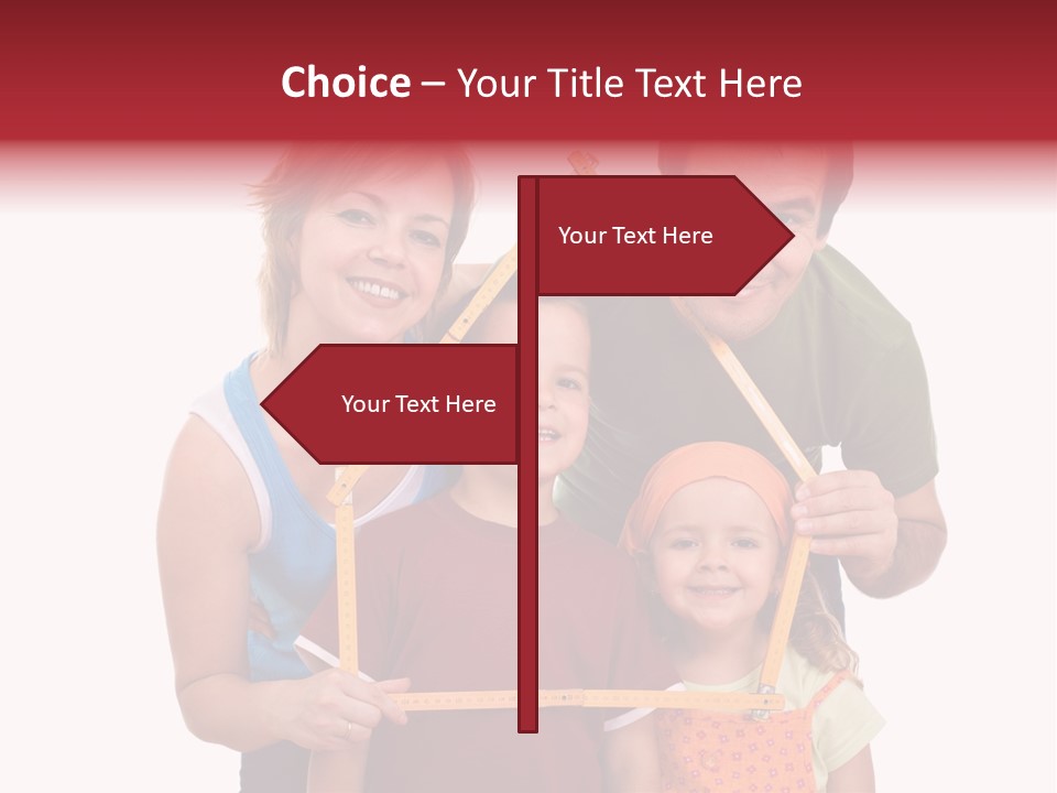 Man Family Happiness PowerPoint Template