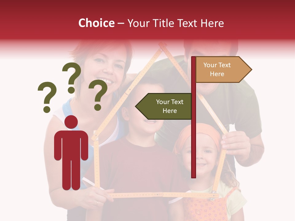 Man Family Happiness PowerPoint Template