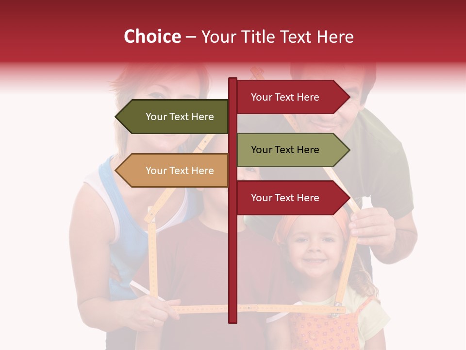 Man Family Happiness PowerPoint Template