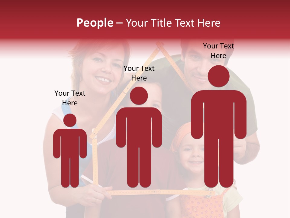 Man Family Happiness PowerPoint Template