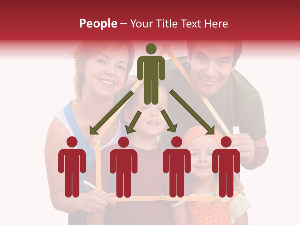 Man Family Happiness PowerPoint Template