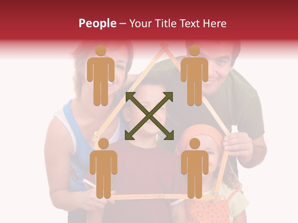 Man Family Happiness PowerPoint Template