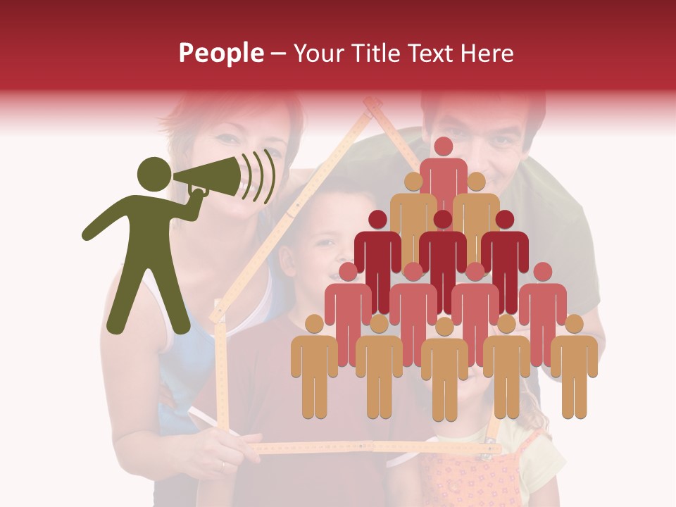 Man Family Happiness PowerPoint Template