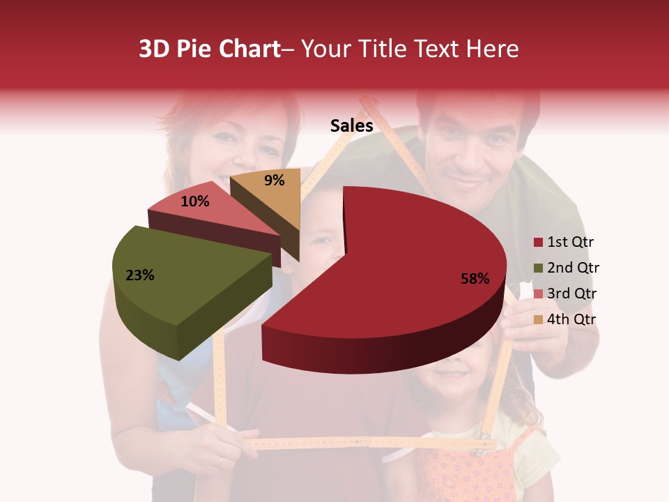 Man Family Happiness PowerPoint Template