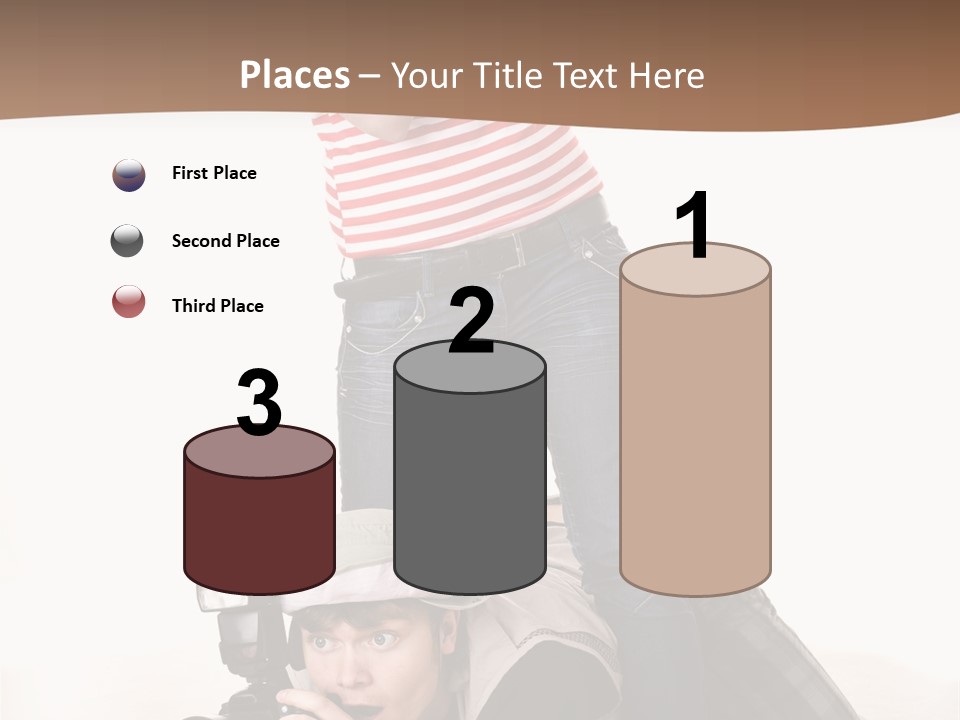 Two Female Take PowerPoint Template