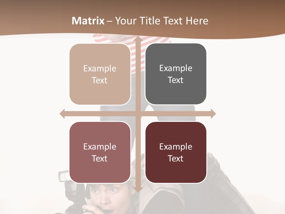 Two Female Take PowerPoint Template